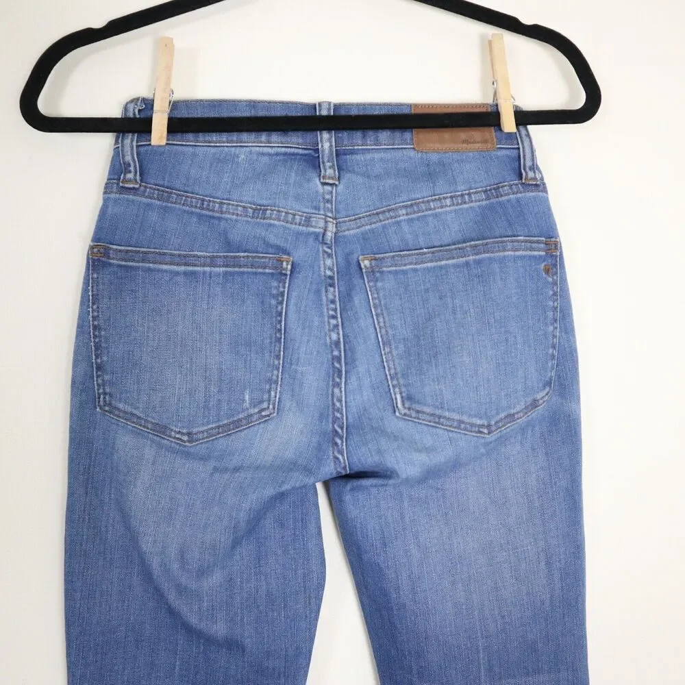 Madewell Size 23 Cali Demi-Boot Jeans Destructed-Hem Edition Style H5900 - Picture 9 of 11